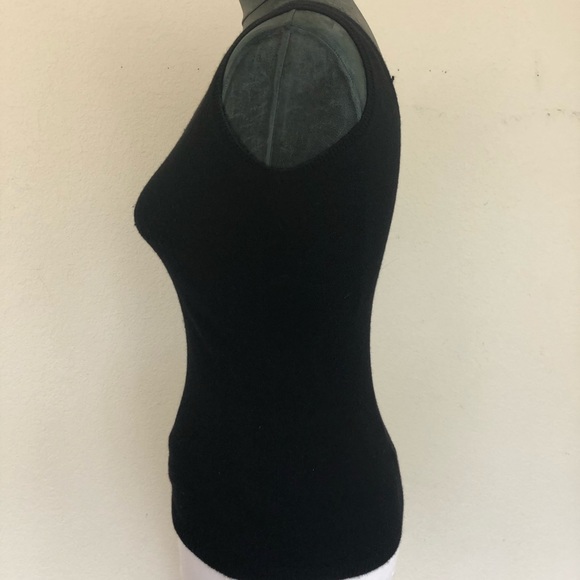 Prada Cashmere V-Neck Sleeveless Top - Picture 7 of 8